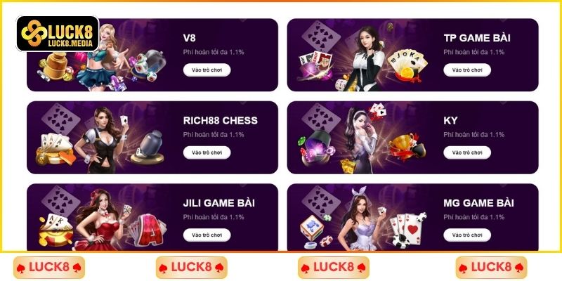 LUCK8 | Game Bài Luck8 - Giải Trí Không Giới Hạn, Nhận Thưởng Khủng 2 Giao diện bắt mắt và khoa học, rõ ràng với đủ tính năng