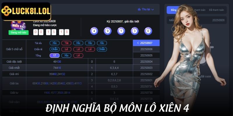 LUCK8 | Lô Xiên 4 Ăn Bao Nhiêu - Hiểu Cách Tính Để Cá Cược Không Lỗ 1 Khái niệm cách chơi lô xiên 4